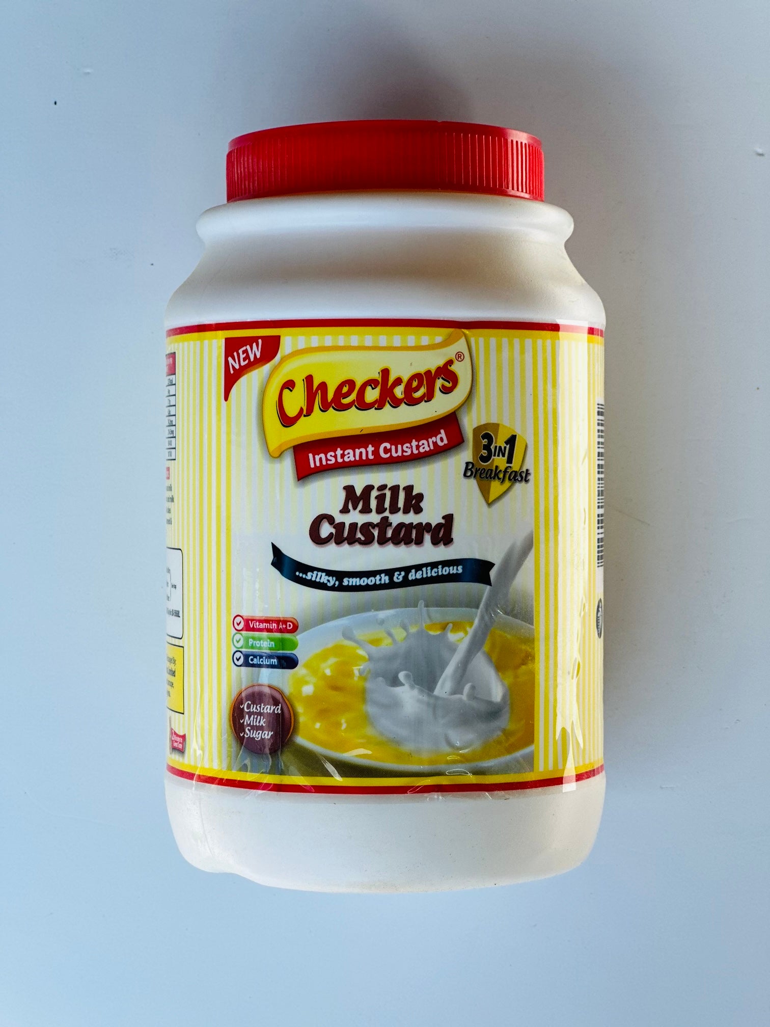 Checkers milk custard