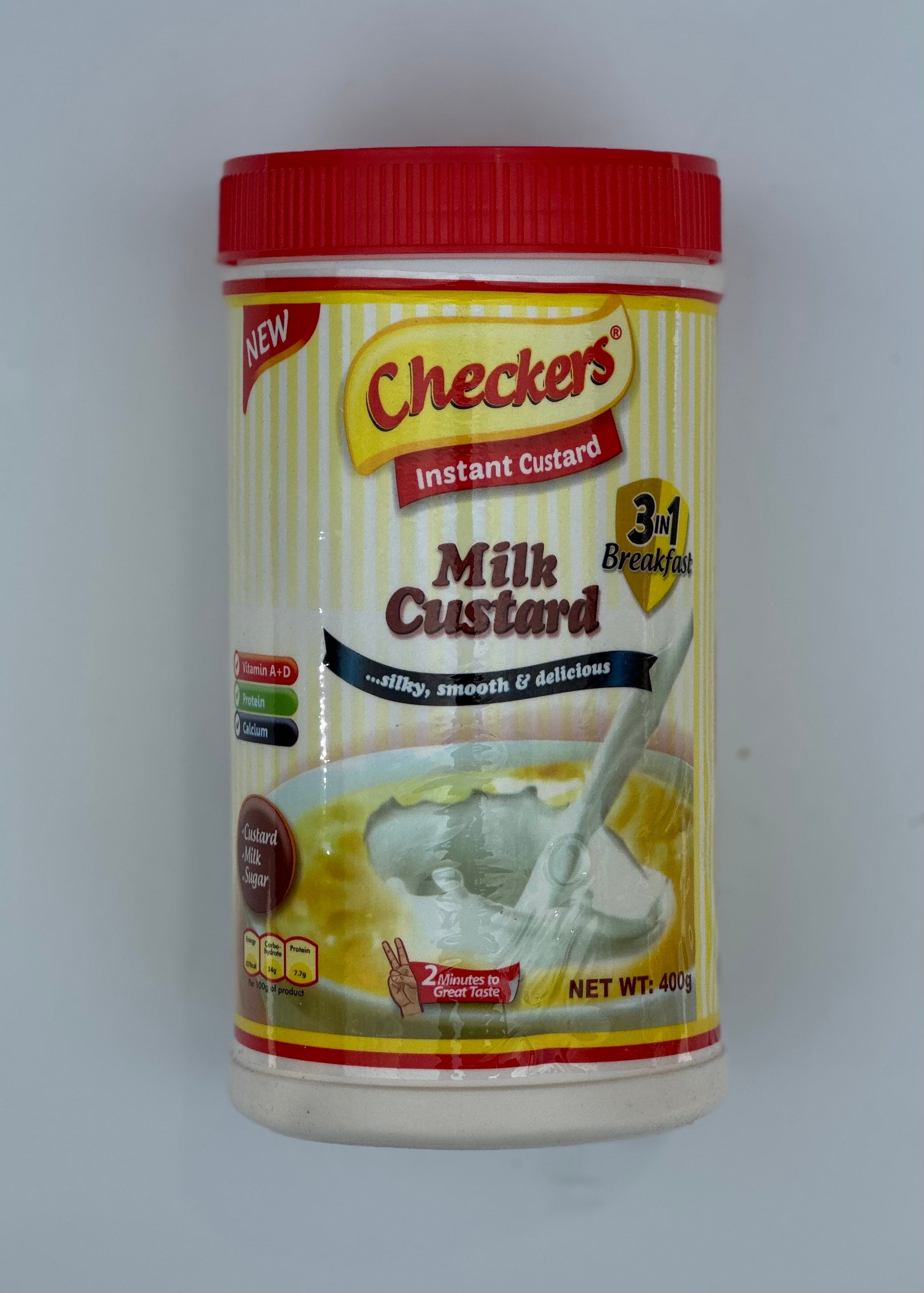 Checkers milk custard